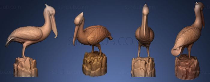 3D model Pellican Statue (STL)